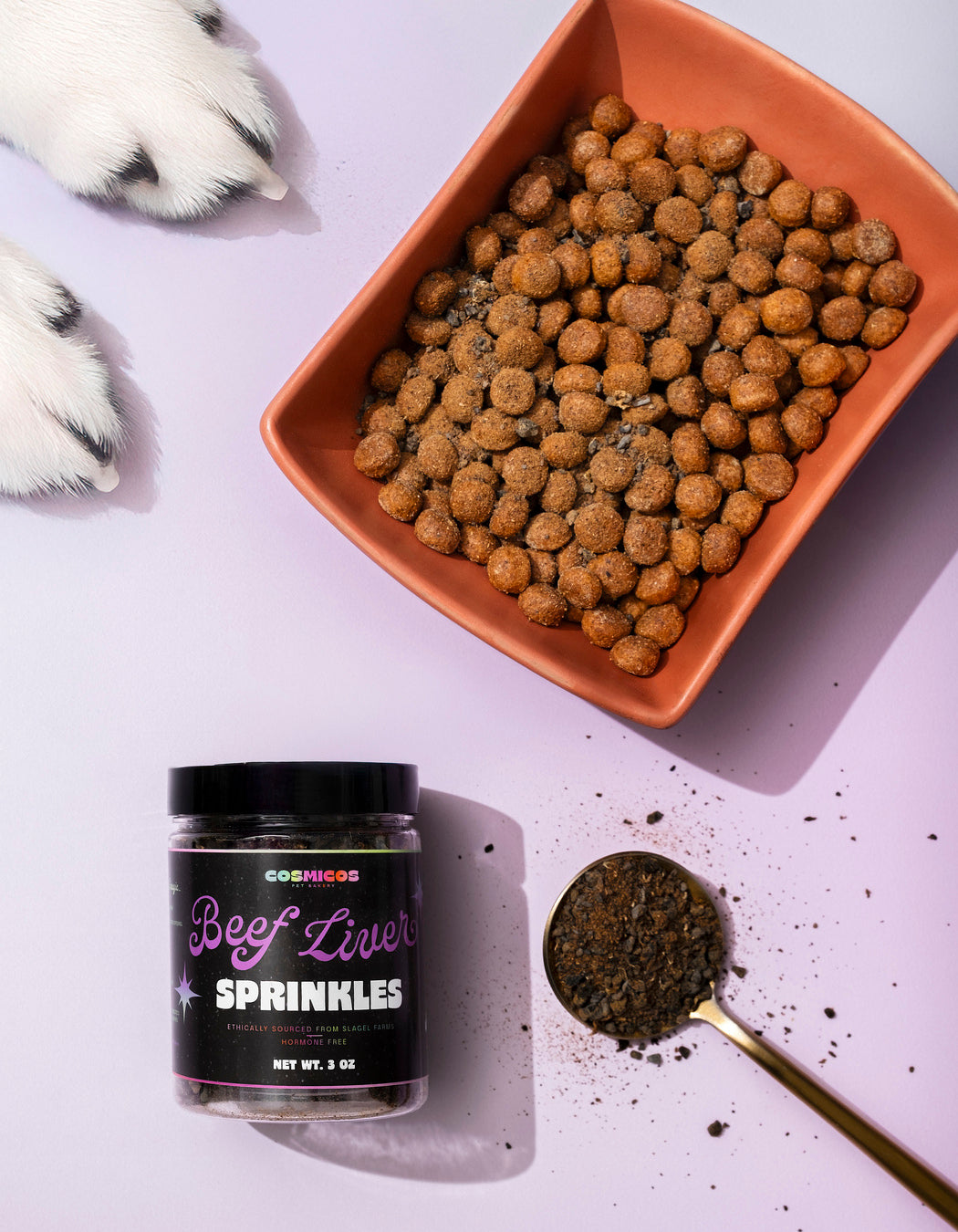Beef Liver Sprinkles – High-Protein Meal Topper for Cats & Dogs