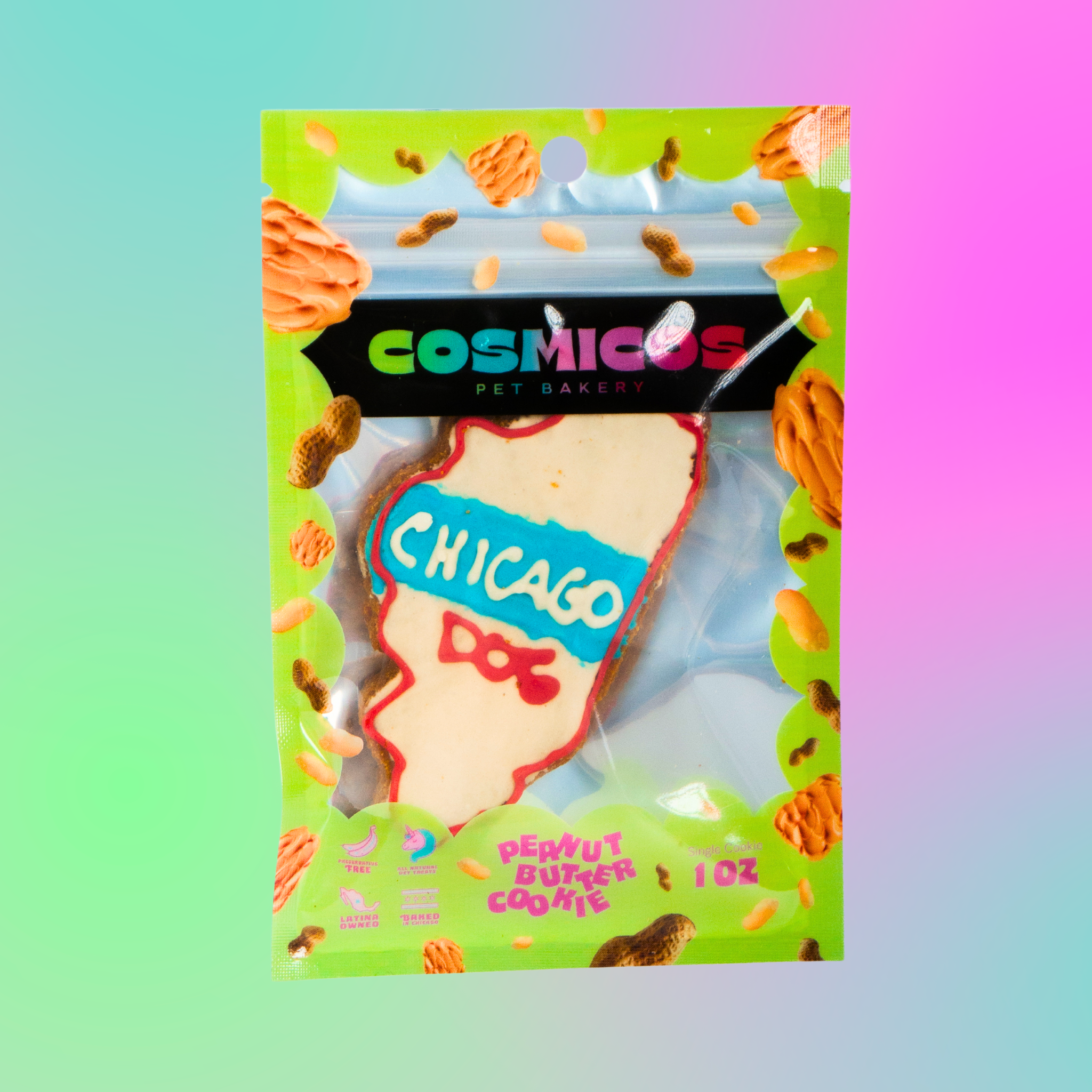 Chicago dog cookie for dogs