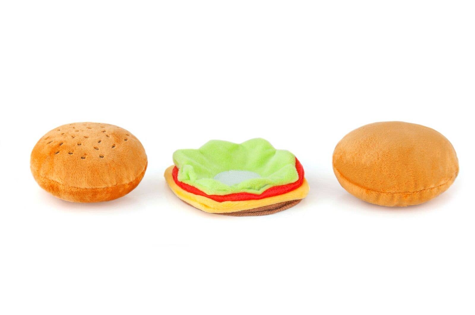 Play Pet Brands - American Classic - Barky Burger DOG Toy