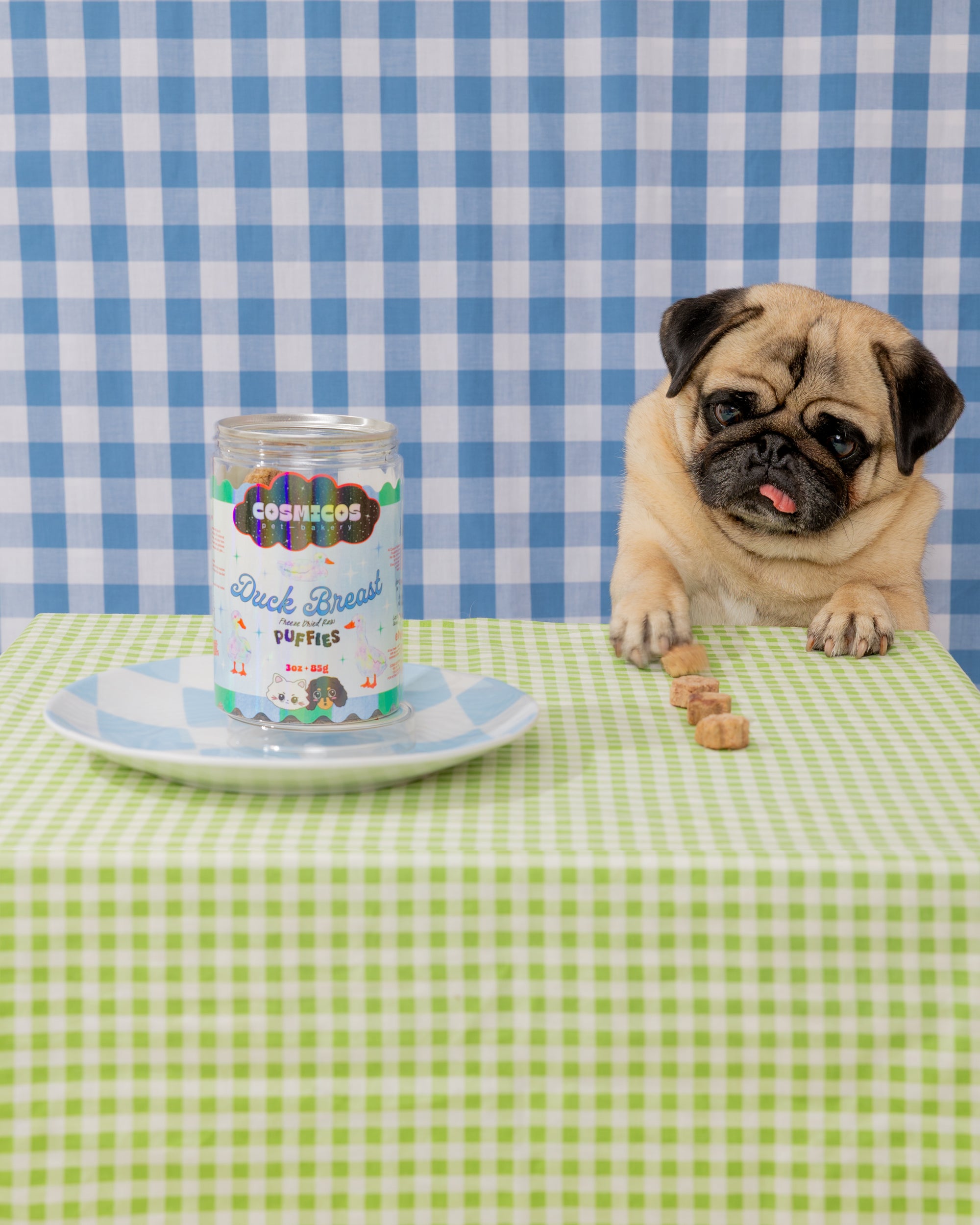 Duck Breast Puffies – Freeze-Dried Single-Ingredient Treats for Cats And Dogs