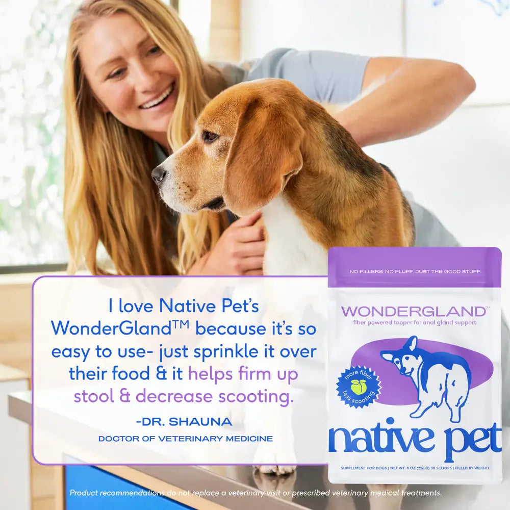Native Pets - WonderGland Anal Gland Pumpkin Fiber & Digestive Supplement