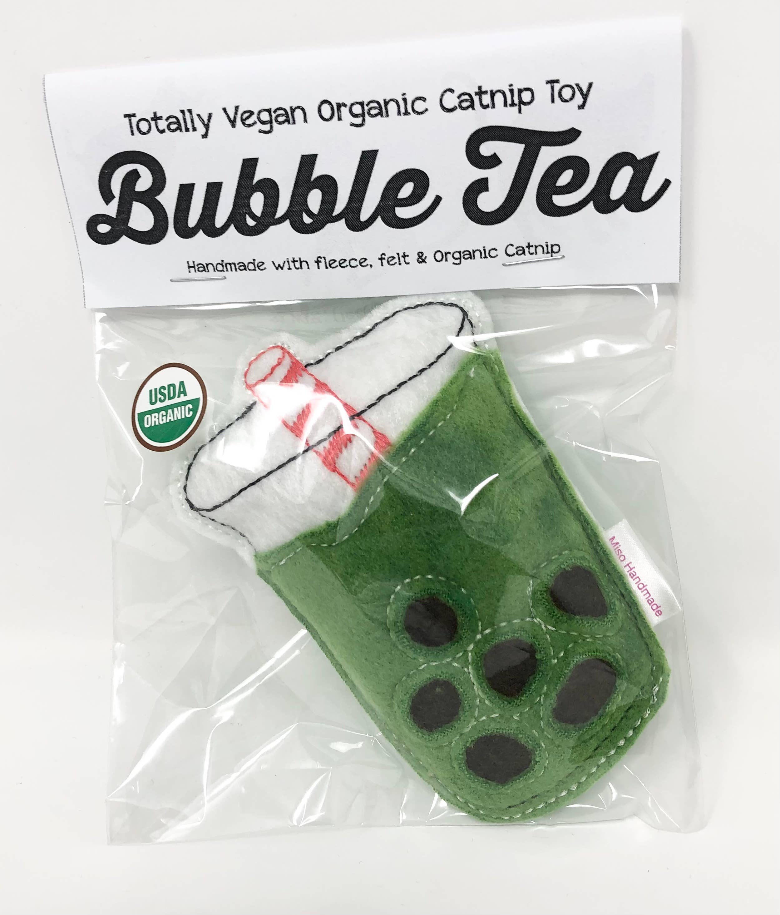Miso Handmade - Catnip Bubble Tea Toy