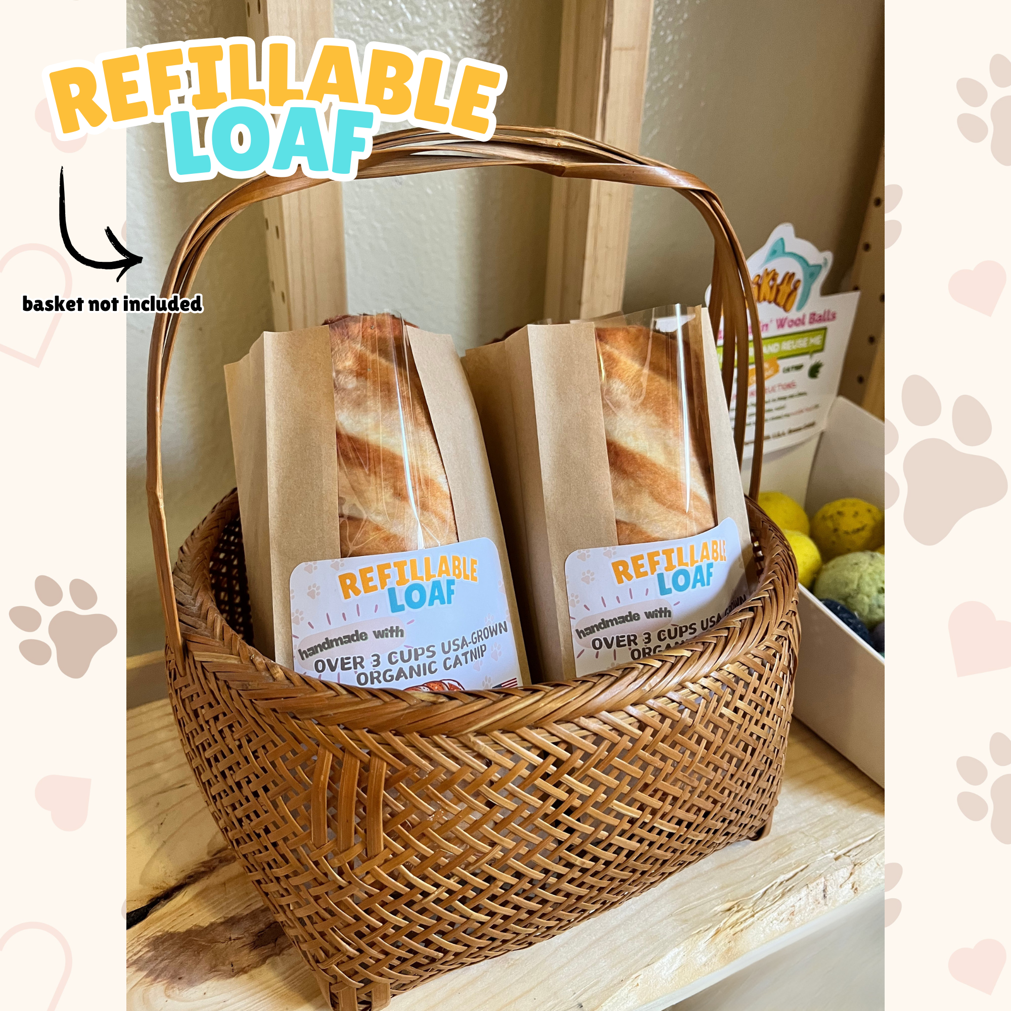 HaiKitti - REFILLABLE Loaf  CAT toy