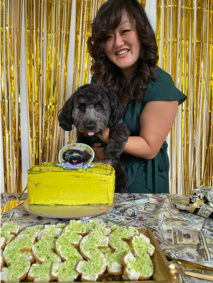 Pawty Bundle Custom Cake + Barkuterie Board + Custom Cookies