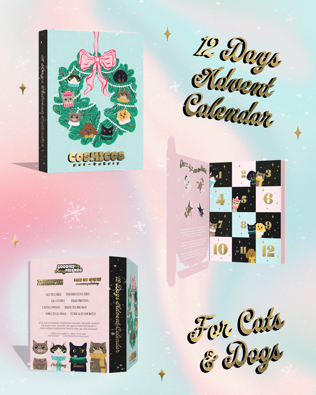 Cosmicos 12-Day Advent Calendar for Cats and Dogs