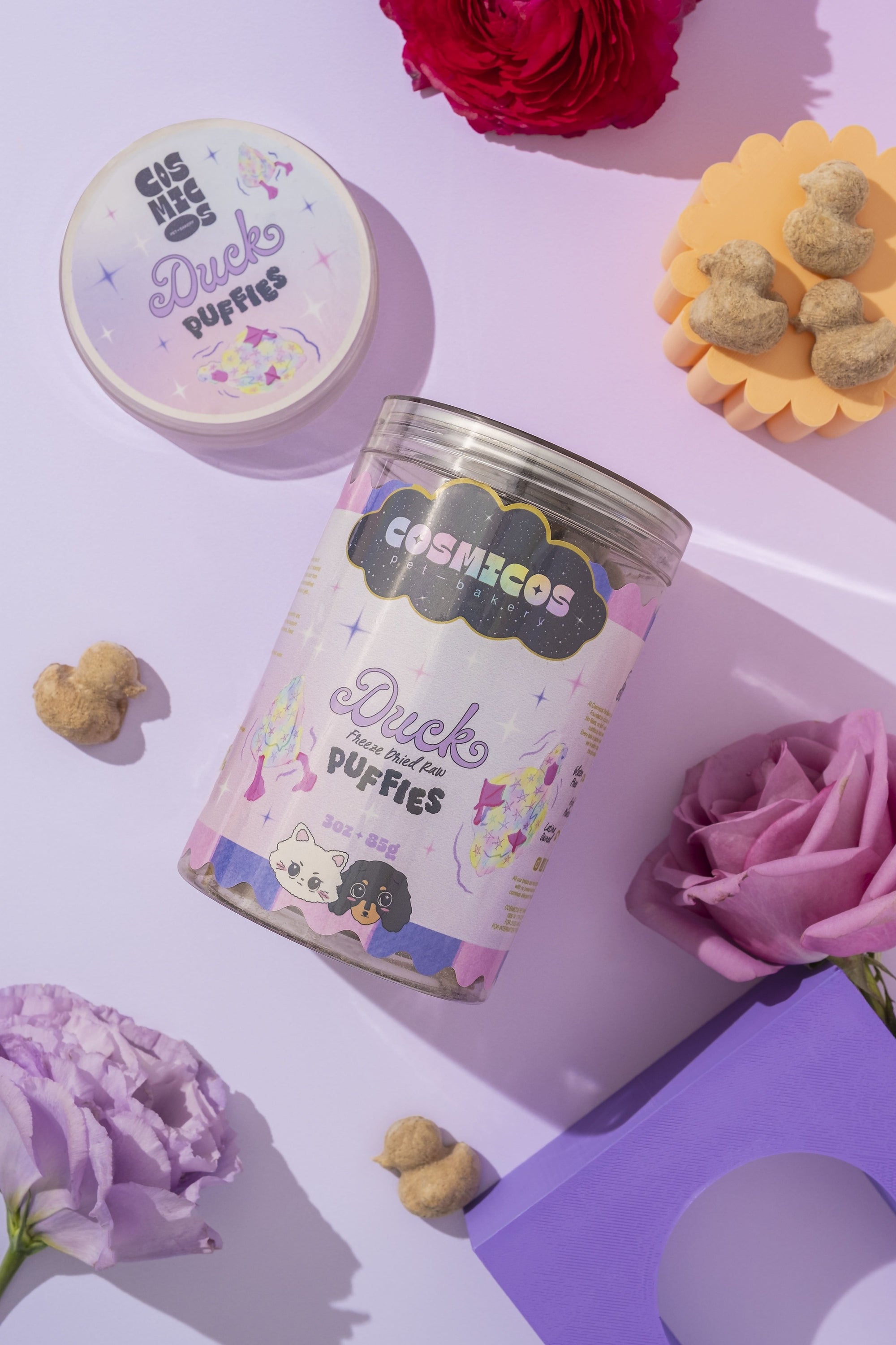 Duck Puffies – Freeze-Dried Whole Duck Treats for Cats And Dogs