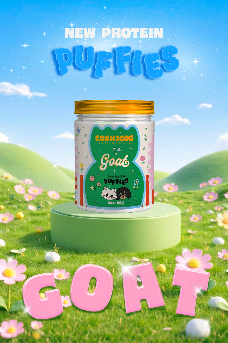Goat Puffies – Freeze-Dried Superfood Treats for Cats And Dogs