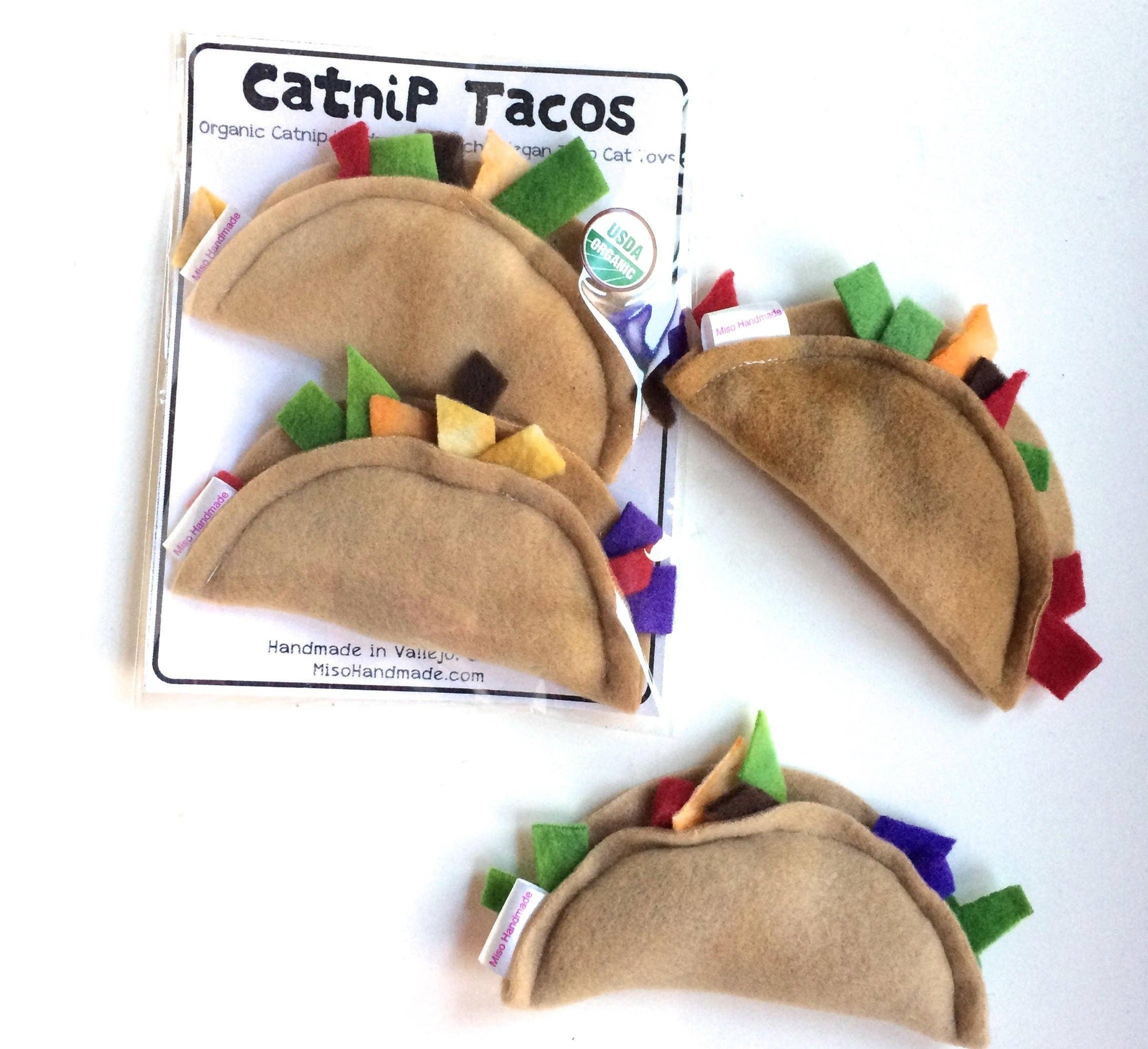 Miso Handmade - Catnip Tacos 1 PIECE