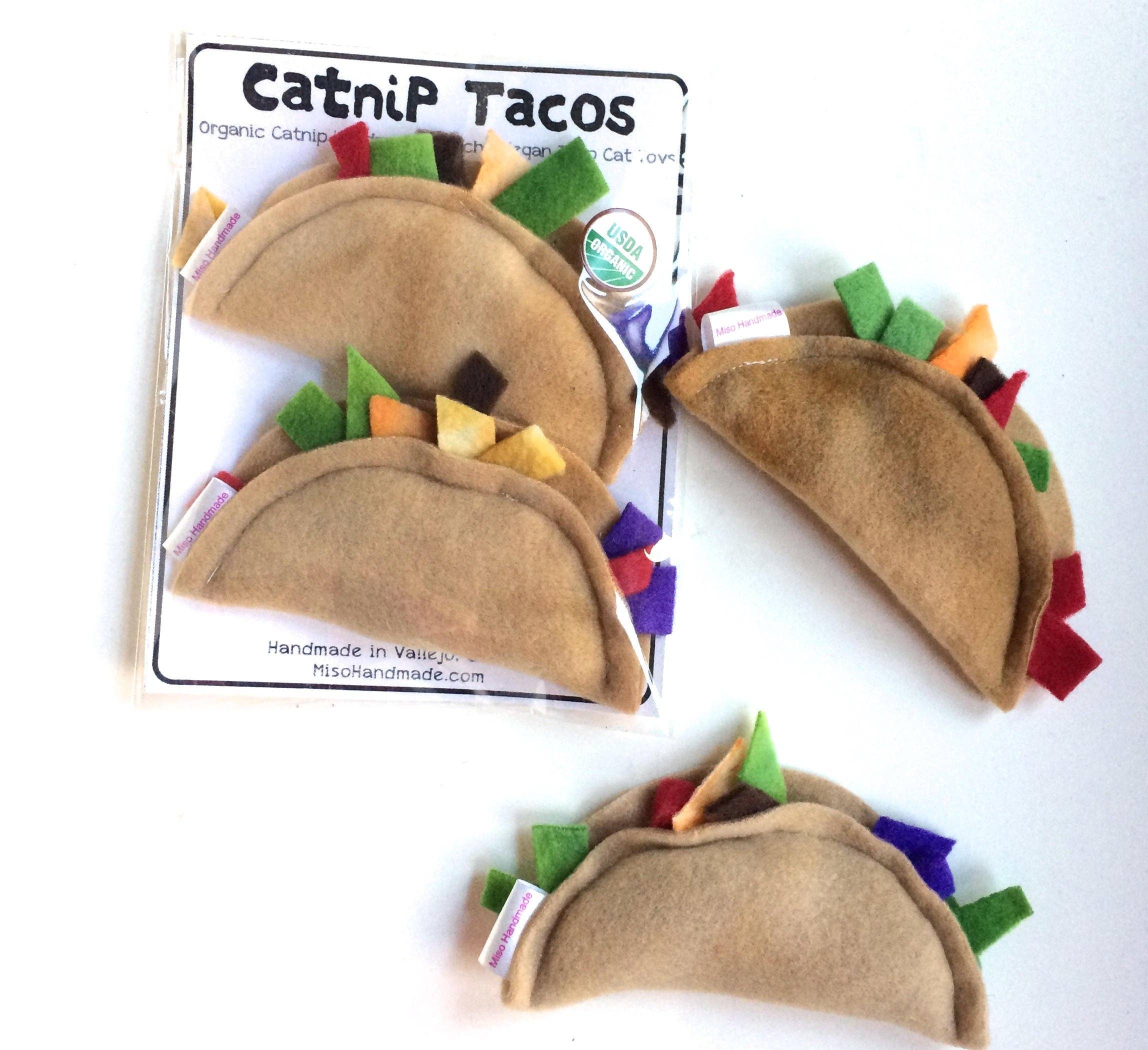 Miso Handmade - Catnip Tacos 1 PIECE