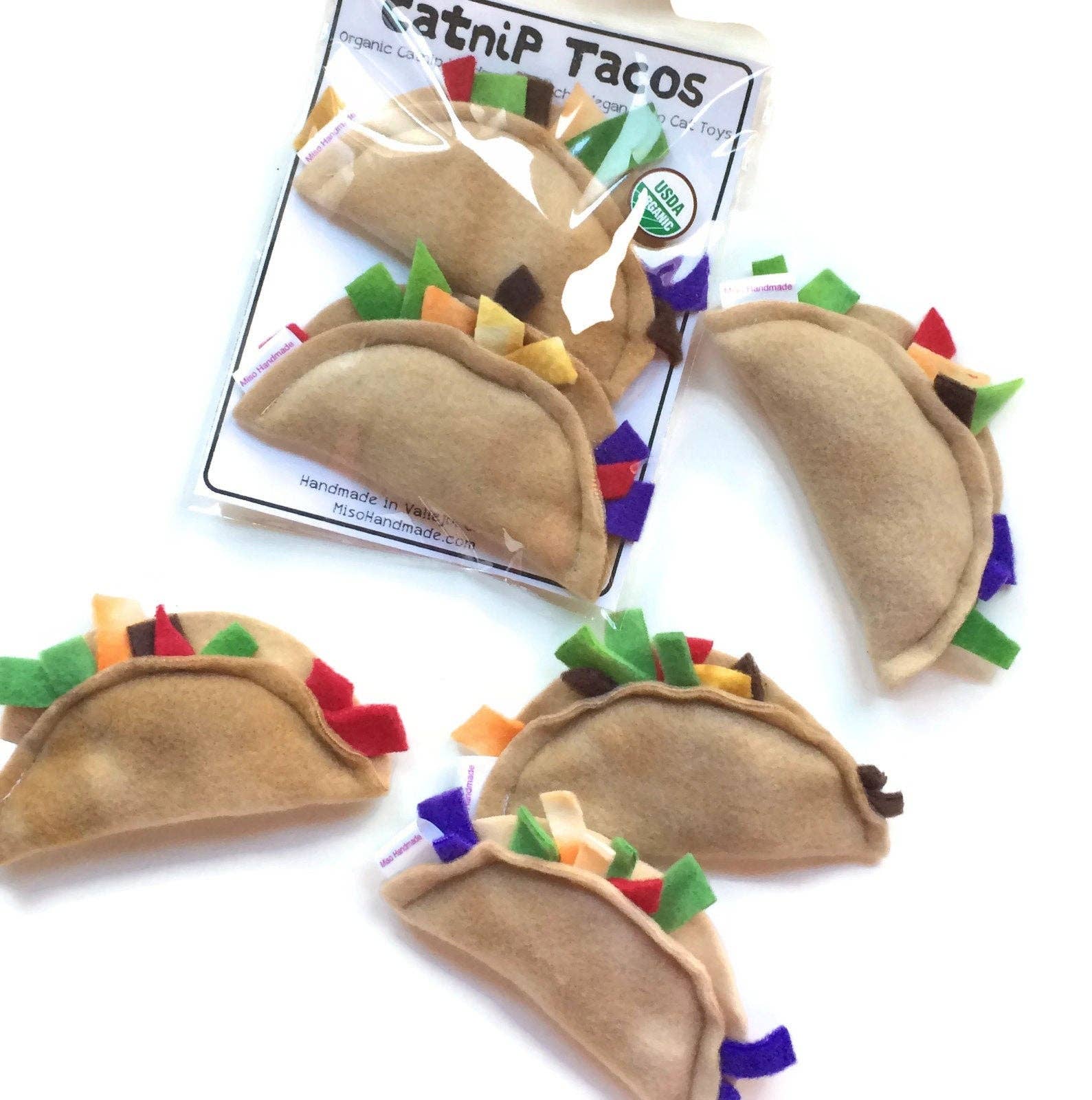 Miso Handmade - Catnip Tacos 1 PIECE