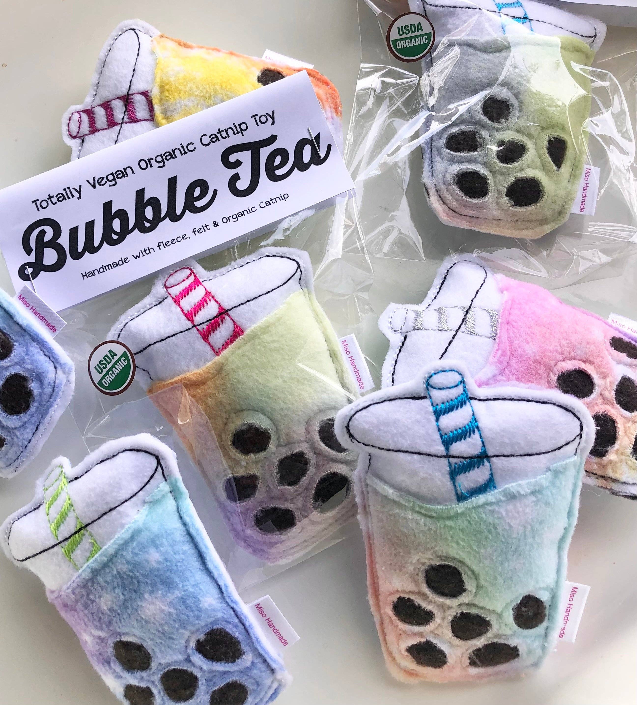 Miso Handmade - Catnip Bubble Tea Toy