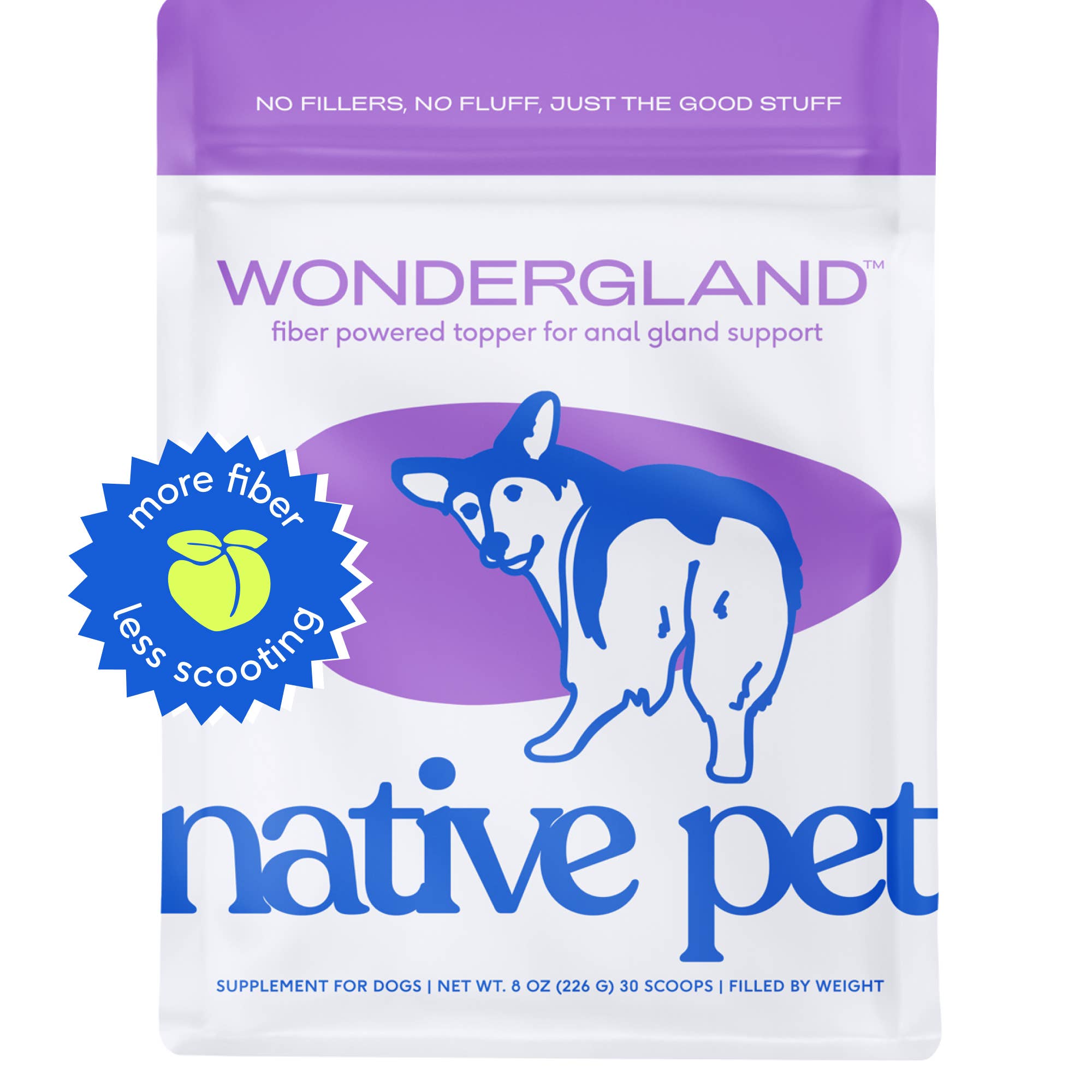 Native Pets - WonderGland Anal Gland Pumpkin Fiber & Digestive Supplement