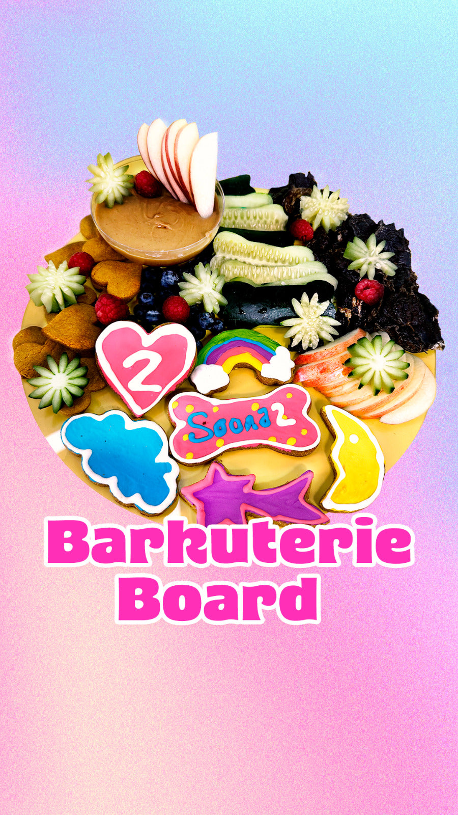 Pawty Bundle: Barkuterie Board + Custom Pupcakes